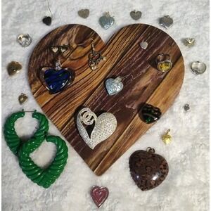 20+‎ Heart Fashion Vintage Jewelry Lot Valentine Justin Bieber